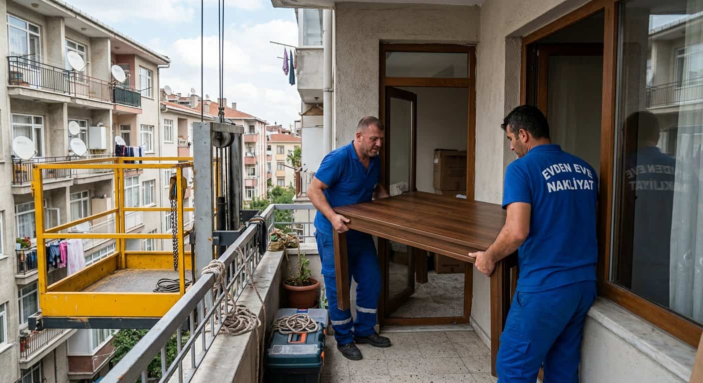 İletişim - ahsap dolabin pencereden disariya cikarilmasi
