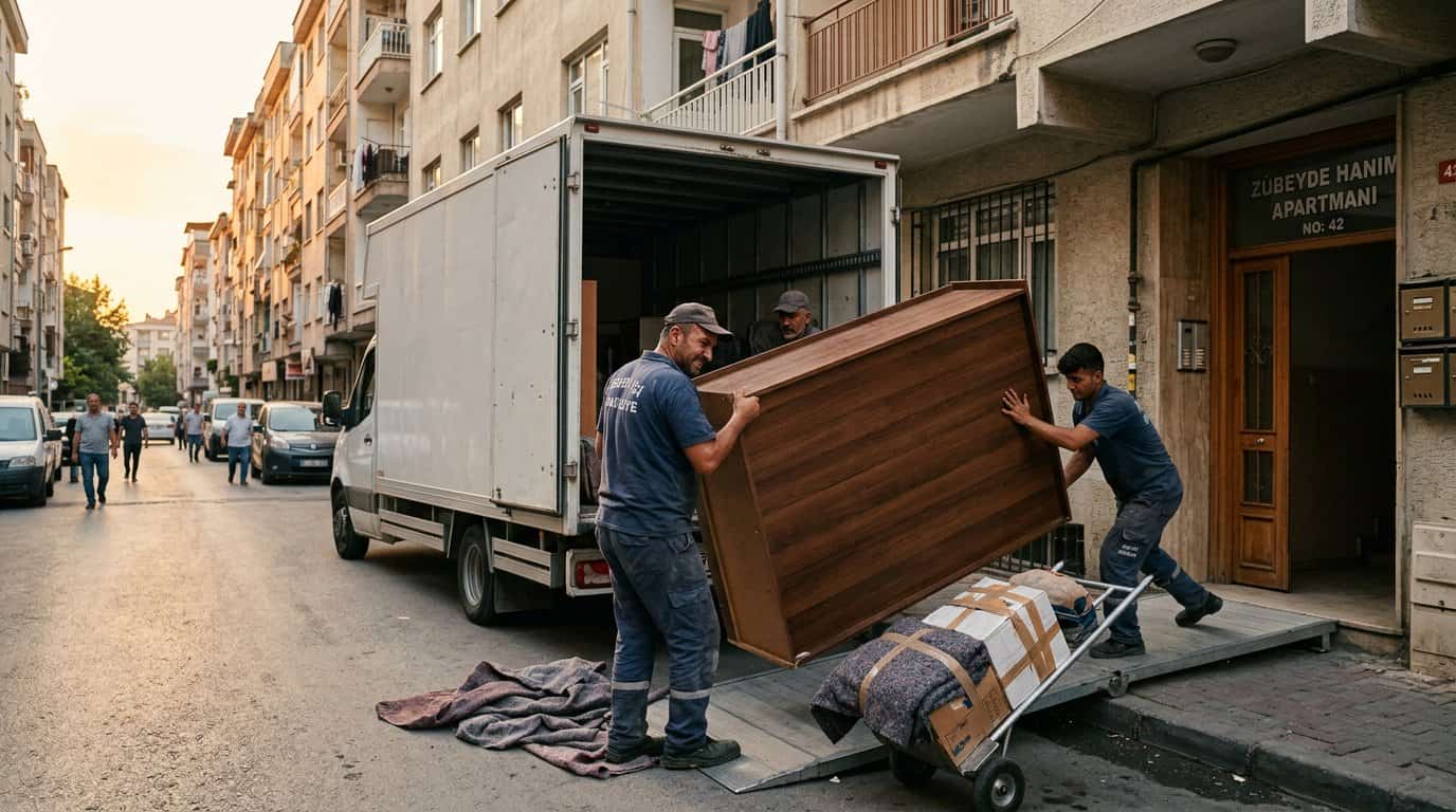 Ofis Taşımacılığı - buyuk koltugun tasima arabasiyla sevki