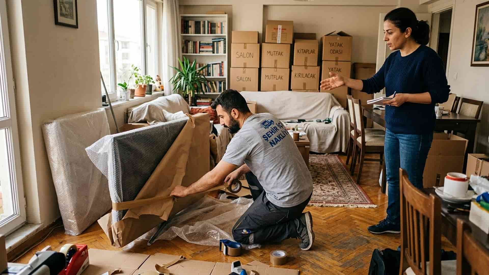 Parça Eşya Taşıma - ev icinde mobilya sokum ve paketleme