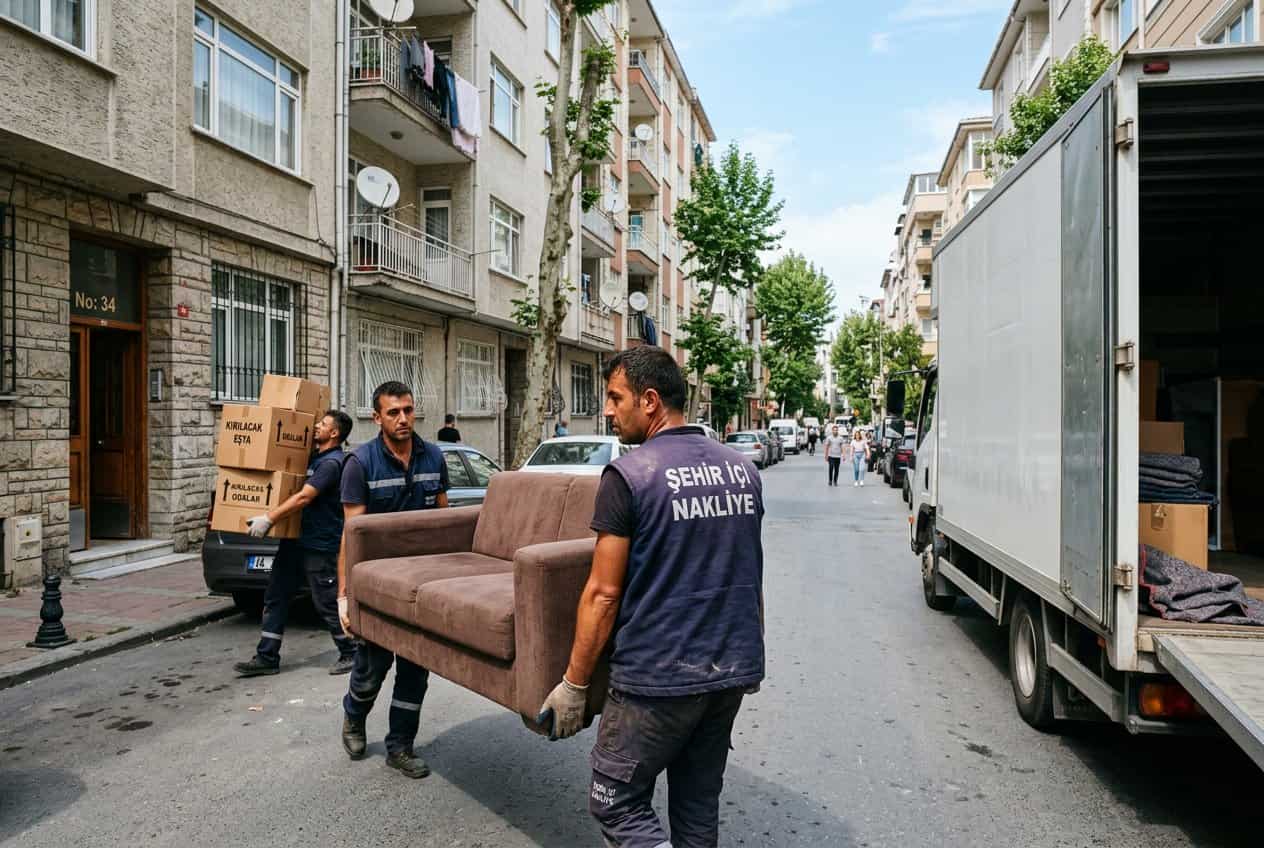 Yatak Odası Taşıma - kahverengi berjeri kamyonete goturme