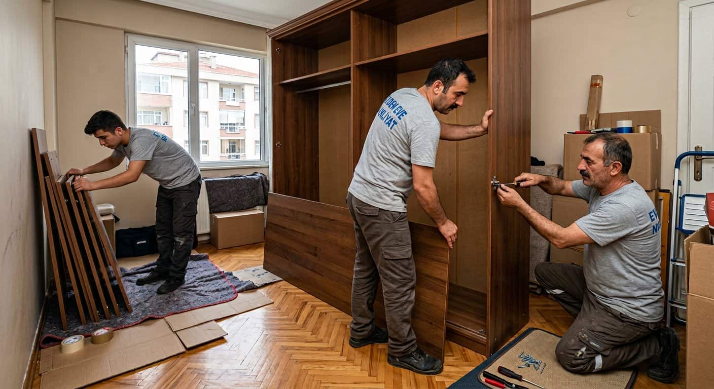 Mesafeli Hizmet Sözleşmesi - klasik gardirop govdesini uc ustayla kurma