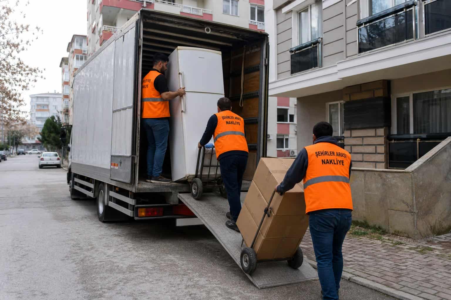 İletişim - kutu tasiyan reflektorlu personelin kasa yerlesimi