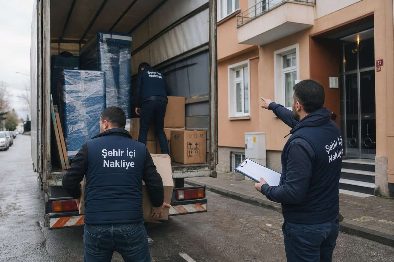 Nakliyat Hizmetleri - nakliye ekibine yukleme yonlendirmesi
