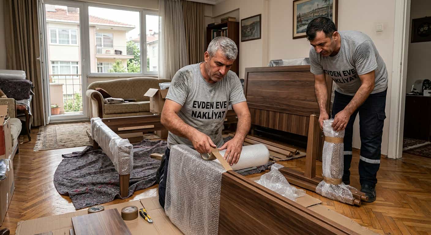 Kapaklı Evden Eve Nakliyat - oturma grubu alt kasasinin sokulmesi