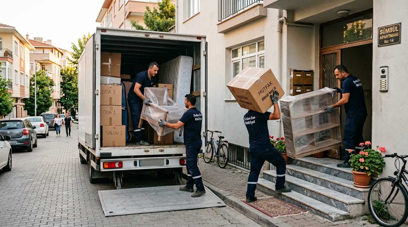 Müstakil Ev Taşıma - site icinde evden araca transfer