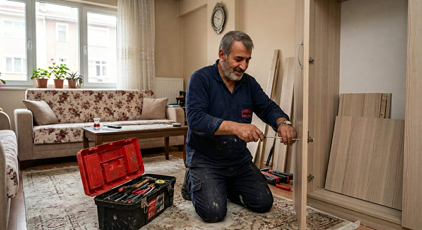 Kırklareli Evden Eve Nakliyat - tasima arabasi yaninda ahsap panelleri sevke hazirlama